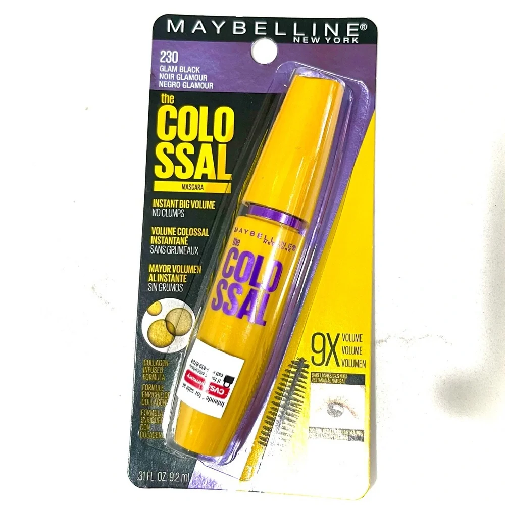 3-Pack Maybelline Colossal Black Mascara Bundle